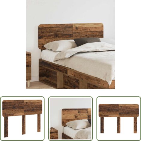 Testiera moderna -  Testiera Legno vecchio 120 cm Legno multistrato