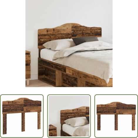 Testiera moderna -  Testiera Legno vecchio 120 cm Legno multistrato