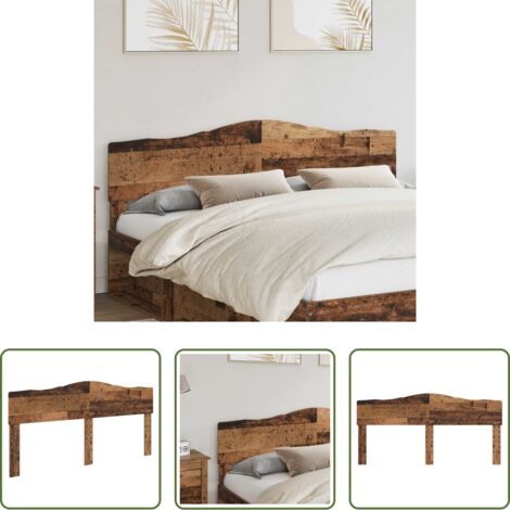 Testiera moderna -  Testiera Legno vecchio 180 cm Legno multistrato