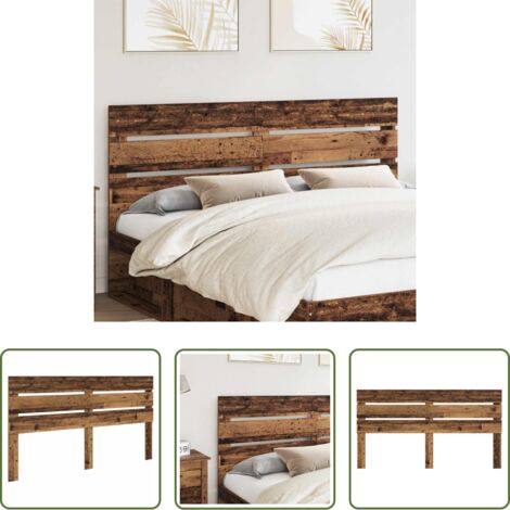 Testiera moderna -  Testiera Legno vecchio 180 cm Legno multistrato