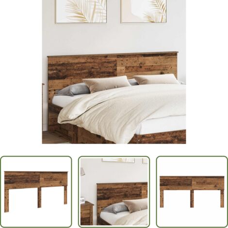 Testiera moderna -  Testiera Legno vecchio 180 cm Legno multistrato