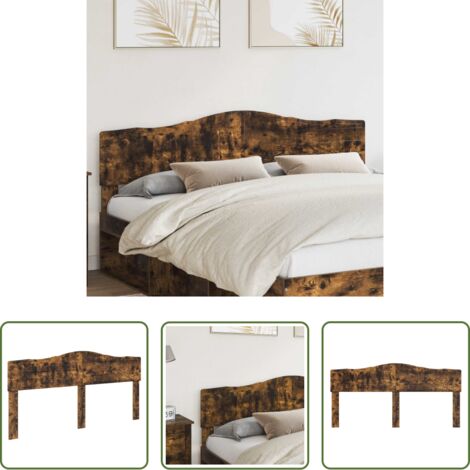 Testiera moderna -  Testiera Rovere fumé 180 cm Legno multistrato