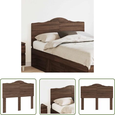 Testiera moderna -  Testiera Rovere Marrone 120 cm Legno multistrato