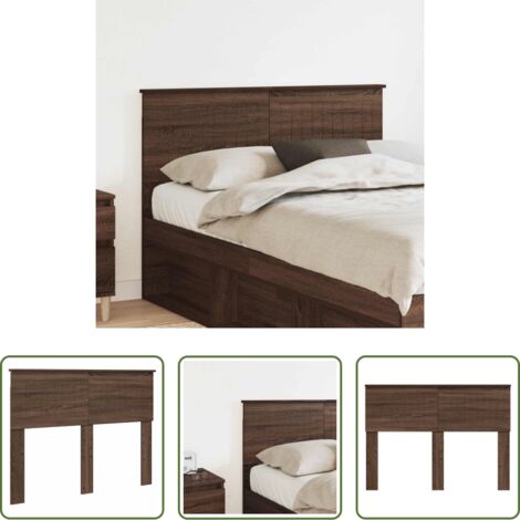 Testiera moderna -  Testiera Rovere Marrone 120 cm Legno multistrato