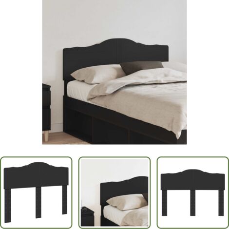 Testiera moderna -  Testiera Rovere Nero 120 cm Legno multistrato