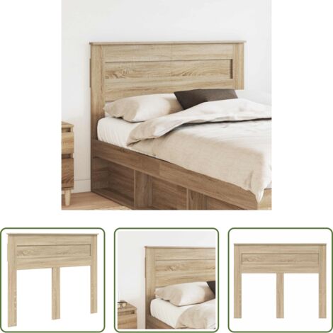 Testiera moderna -  Testiera Rovere Sonoma 120 cm Legno multistrato