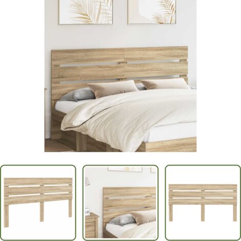 Testiera moderna -  Testiera Rovere Sonoma 180 cm Legno multistrato