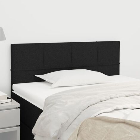 Testiera Nera 90x5x78/88 cm in Tessuto vidaXL