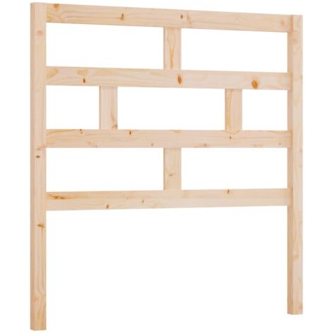 Testiera per dormire accessorio per camera da letto 106 x 4 x 100 cm in legno di pino massiccio TDL0206777
