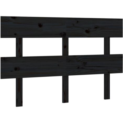 Testiera per dormire accessorio per camera da letto 144 x 3 x 81 cm in legno di pino nero TDL0202294