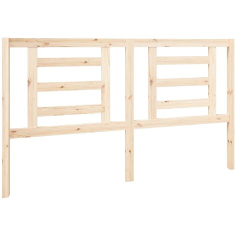 Testiera per dormire accessorio per camera da letto 166 x 4 x 100 cm in legno di pino massiccio TDL0206630