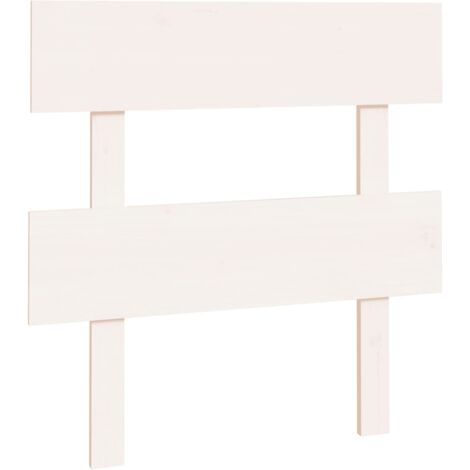 Testiera per dormire accessorio per camera da letto 93,5 x 3 x 81 cm legno bianco TDL0203670