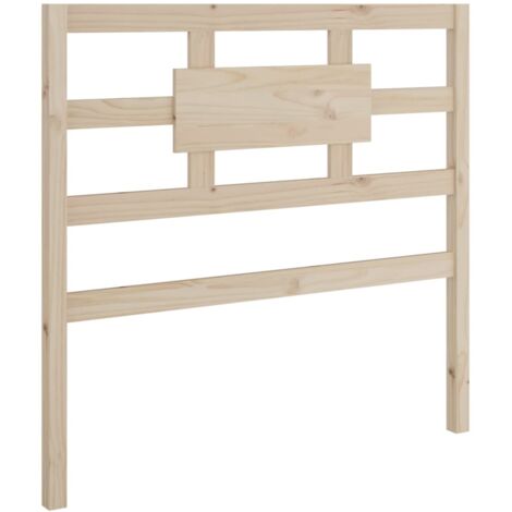 Testiera per dormire accessorio per camera da letto 95,5 x 4 x 100 cm in legno di pino massiccio TDL0205888