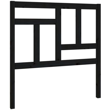 Testiera per dormire accessorio per camera da letto 95,5 x 4 x 100 cm in legno di pino nero TDL0202061