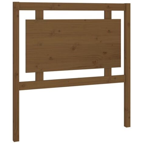 Testiera per dormire accessorio per camera da letto 95,5 x 4 x 100 cm in legno massello marrone chiaro TDL0202825