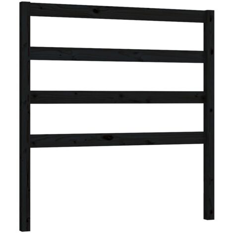 Testiera per dormire accessorio per camera da letto 96 x 4 x 100 cm in legno di pino nero TDL0202045