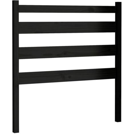Testiera per dormire accessorio per camera da letto 96 x 4 x 100 cm in legno di pino nero TDL0202050