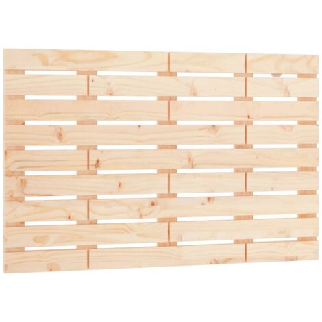 Testiera per dormire accessorio per camera da letto mobile da parete stile pallet 96 x 3 x 63 cm in legno di pino massiccio TDL0202741
