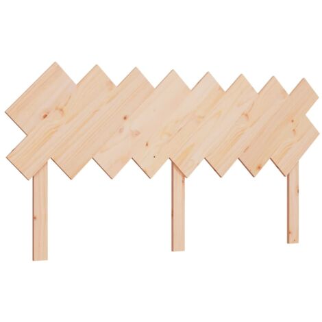 Testiera per dormire accessorio per camera da letto mobili per camera da letto stile pallet 159,5 x 3 x 80,5 cm in legno di pino massiccio TDL0206652