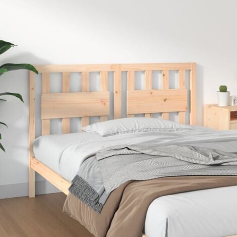 Testiera per Letto elegant - Testate e armadi 125,5x4x100 cm in Legno Massello di Pino BV727000 - BonneVie