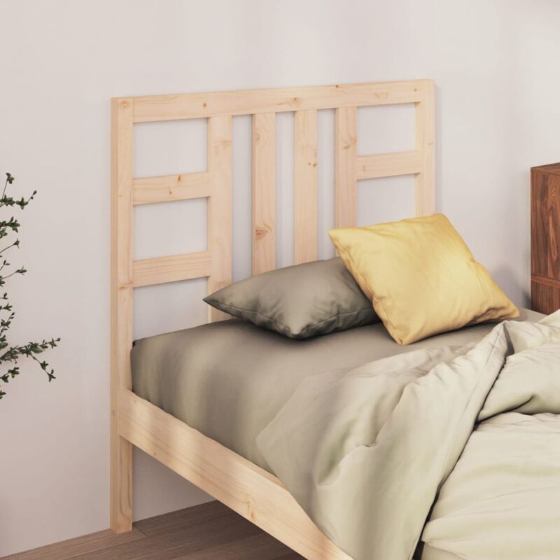 Testiera per Letto, Schienale del letto 81x4x100 cm in Legno Massello di Pino vidaXL