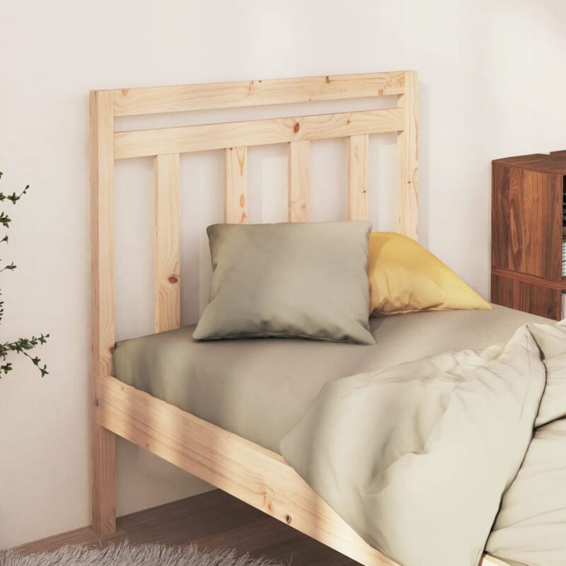 Testiera per Letto, Schienale del letto 106x4x100 cm in Legno Massello di Pino vidaXL