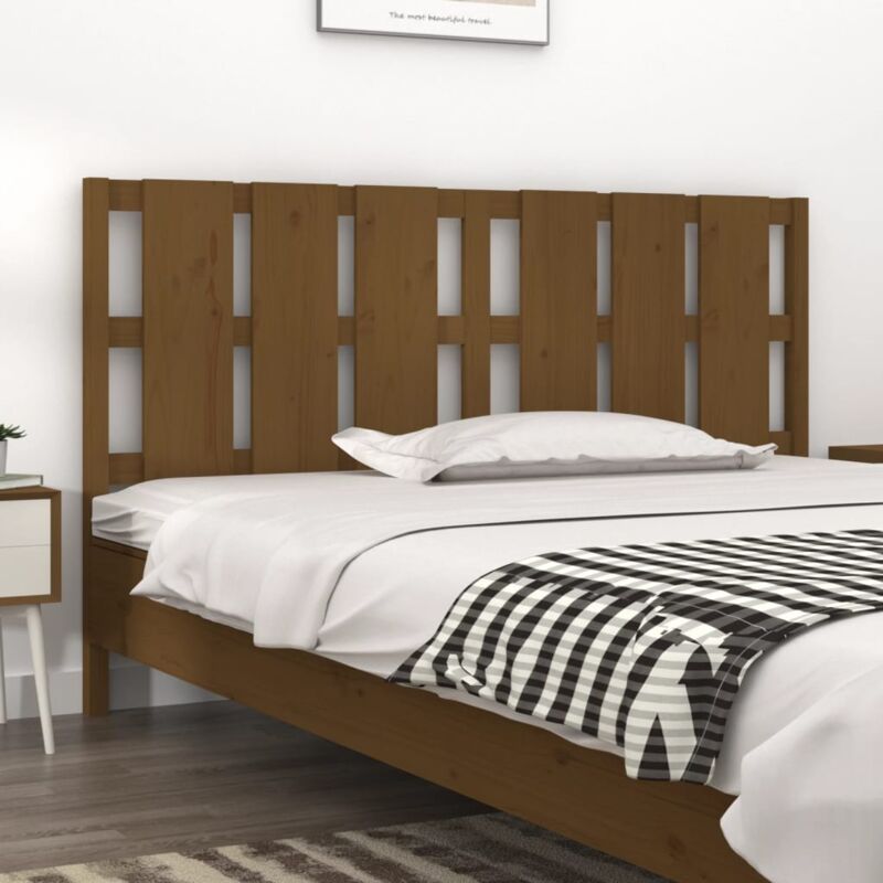 Testiera per Letto, Schienale del letto Miele 165, 5x4x100 cm Legno Massello di Pino vidaXL