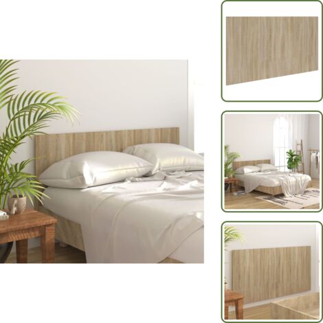 Testiera per letto senza testata - vidaXL Testiera Letto Rovere Sonoma 160x1,5x80 cm in Legno Multistrato -