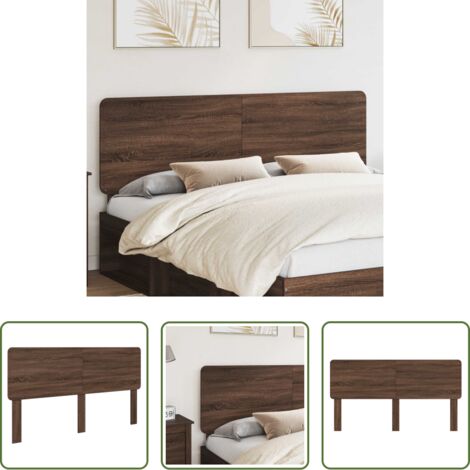 Testiera Rovere Marrone -  Testiera Rovere Marrone 180 cm Legno multistrato
