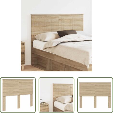 Testiera Rovere Sonoma -  Testiera con testiera Rovere Sonoma 120 cm Legno multistrato