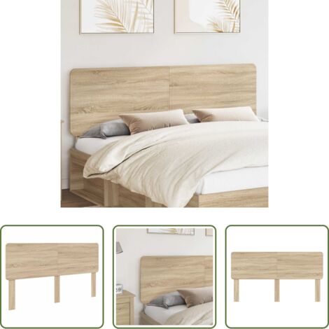 Testiera Rovere Sonoma -  Testiera Rovere Sonoma 180 cm Legno multistrato