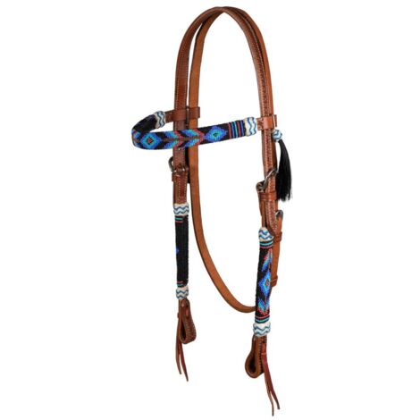Testiera western con decorazioni navajo
