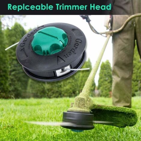 Testina decespugliatore Load E Go, 130 mm, M 10 x 1,25 F, testina decespugliatore universale in metallo, adatta a tutti i decespugliatori Stihl, Husqvarna, Stiga e Dolaso