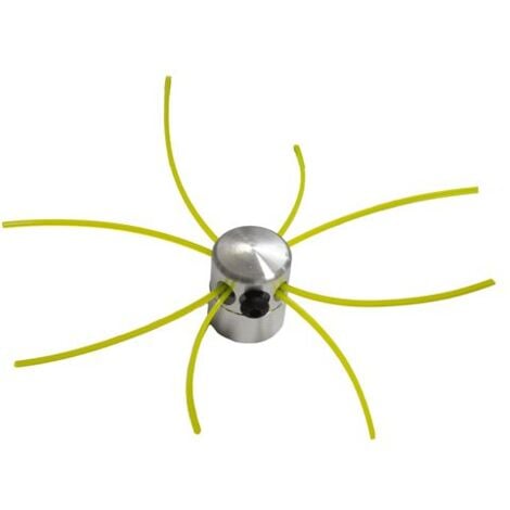 TESTINA DECESPUGLIATORE RICAMBIO UNIVERSALE ALLUMINIO 4 FILI VITE LATERALE LIF