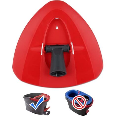Testina di ricambio per mocio, base triangolare per mocio, disco rotante per mocio, compatibile con mocio turbo 2 in 1 Ocedar e Vileda EasyWring.