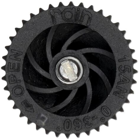 Testina irrigatore regolabile 0-360 15a nero/black rain 271.0130222