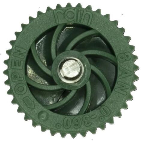 Testina irrigatore regolabile 0-360 8a verde/green rain 271.0130225
