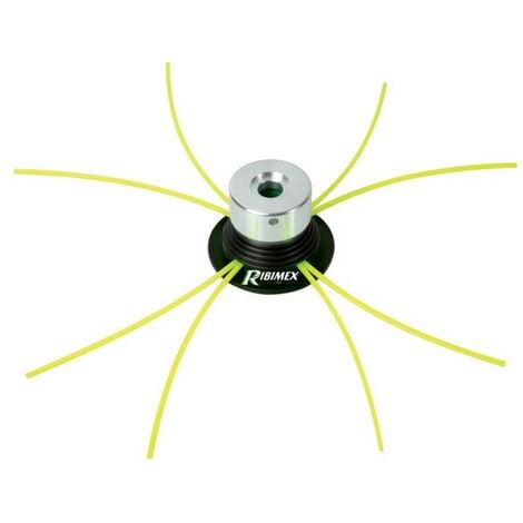 Testina per decespugliatore universale Ribimex in alluminio 4 fili 3mm x 38 cm