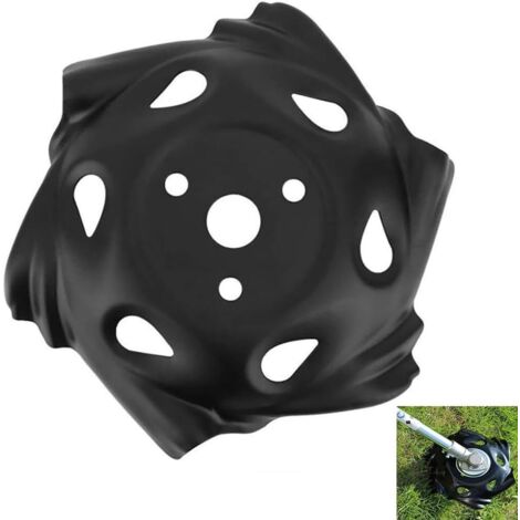 Testina per decespugliatore, vassoio per diserbo, testina universale per decespugliatore, testina per diserbo, testina per diserbo in acciaio, testina per decespugliatore, 25,4 x 235 mm