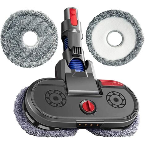Testina per mocio elettrico spray + 6 mocio in tessuto per aspirapolvere V7 V8 V10 V11 con serbatoio dell'acqua integrato (versione 2)