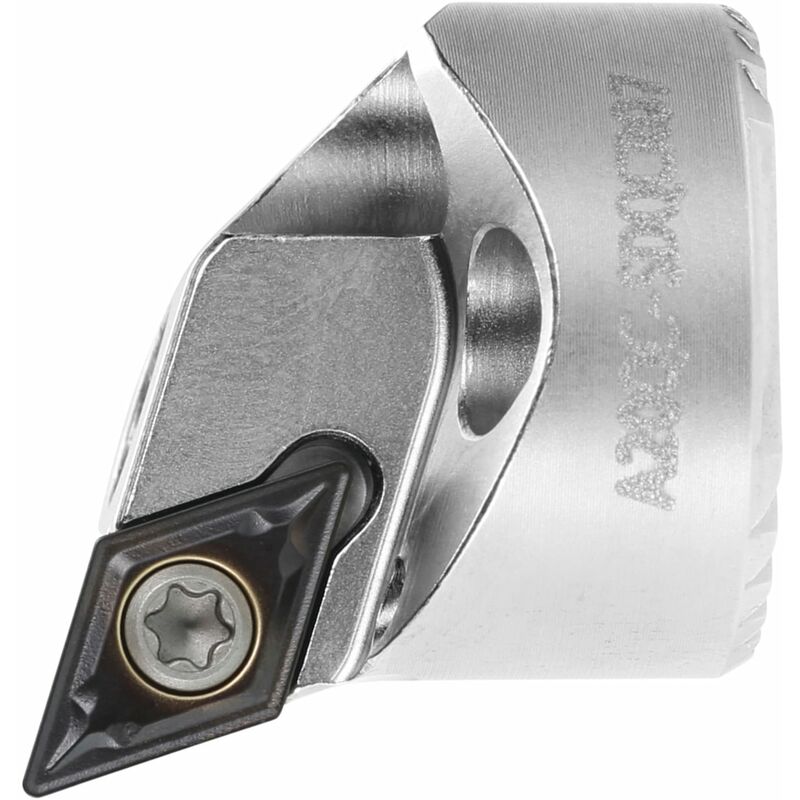 Testina portainserti con bloccaggio a vite destra