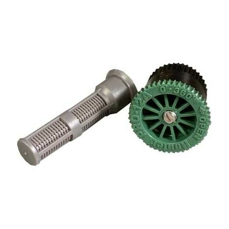 Testina regolabile 'hunter' 12a (verde) - raggio 3,6 mt
