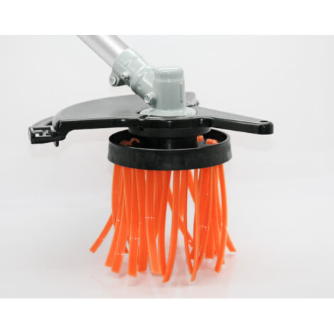 Testina spazzola CALAMARO attacco UNIVERSALE con tappo e 16 fili nylon CBH0116TR