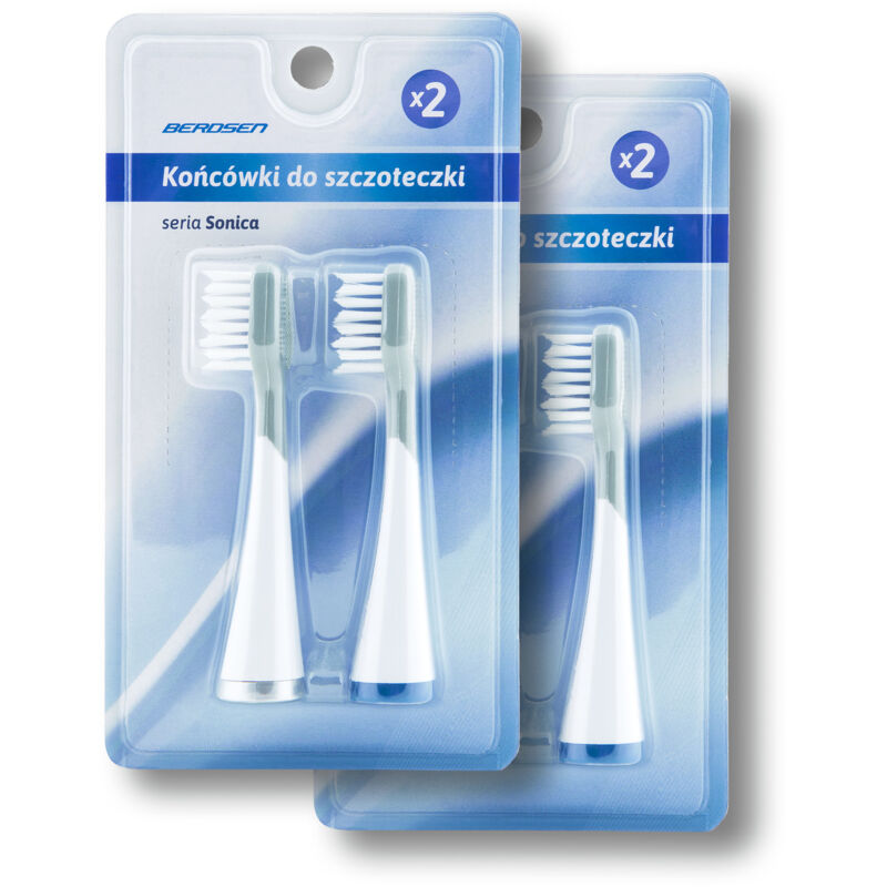 Image of Testine per spazzolino sonico Berdsen 4 pz.