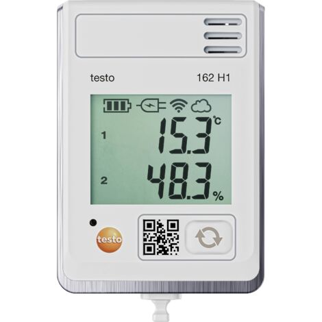 testo 0572 1624 162 H1 Enregistreur de données multifonction Valeur de mesure température, humidité de l'air -30 à 50 °C 0 à 100 % HR support mu W509323