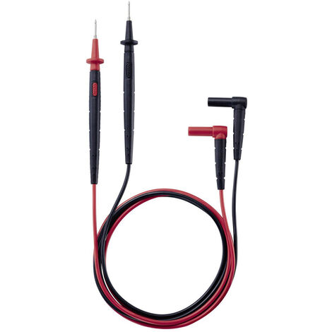 testo 0590 0010 Sicherheits-Messleitungs-Set Stecker 4 mm Prüfspitze 1.22 m Schwarz, Rot 1 St.