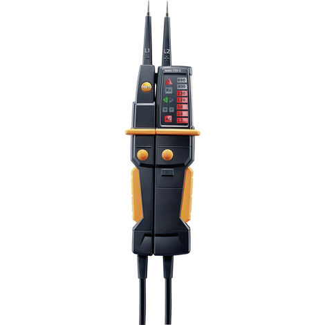 testo 750-2 Zweipoliger Spannungsprüfer CAT IV 600 V, CAT III 1000 V LED, LCD