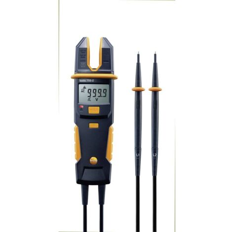 testo 755-2 Multimetro portatile, Pinza amperometrica digitale CAT IV 600 V, CAT III 1000 V Display (Counts): 4000