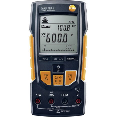 TESTO 760-2 Hand-Multimeter digital CAT III 1000 V, CAT IV 600 V Anzeige (Counts): 6000