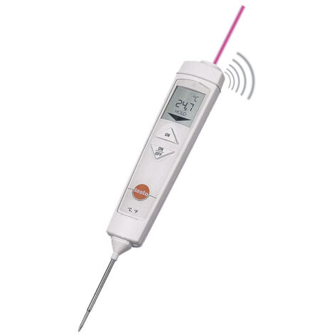 Testo 826-T4 Infrarotthermometer schwarz HACCP-Präzision